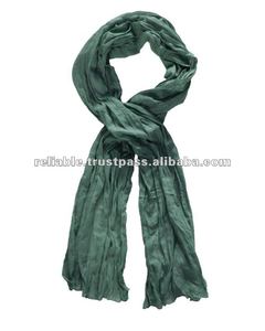 ผ้าพันคอย่นผ้าฝ้ายตัวยาวสำหรับผู้หญิงฤดูร้อนเป็นมิตรกับสิ่งแวดล้อม - Product Image 2