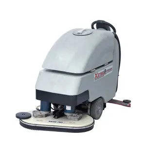 XD760B industrial automatic walk behind electric double disc cleaning machine dryer floor scrubber