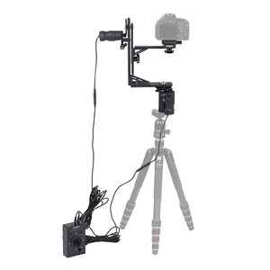 SK-ECH03 Điện <span class=keywords><strong>Tripod</strong></span> <span class=keywords><strong>Head</strong></span> 360 độ <span class=keywords><strong>Pan</strong></span> Cơ Giới Đầu Nghiêng cho DSLR Máy Ảnh Studio Chụp Ảnh - Product Image 2