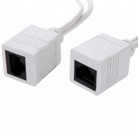 POE Cable del adaptador del divisor de RJ45 POE Kit inyector de fuente de alimentación CCTV Cable