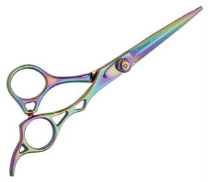 กรรไกรตัดผมมืออาชีพพร้อมใบมีดสแตนเลสและปลายแหลมประเภทความงาม - Product Image 1