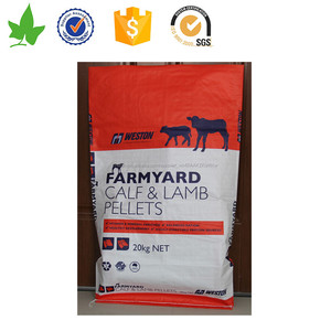 BOPP laminado PP tejida becerro y cordero pellets embalaje 20 kg - Product Image 1