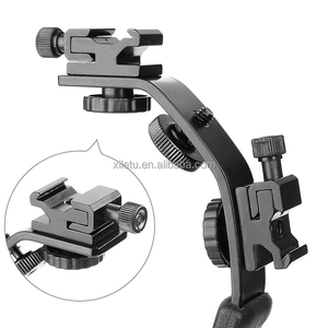 XDV-3 Chuyên Nghiệp Máy Quay Video Cầm Tay Flash C-Shape bracket Flash LED Ổn Định Bracket - Product Image 3