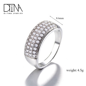 DTINA Edelsteen Synthetische Antieke Ring Turquoise Volledige Crystal kleine Steen Zirconia Ring Beste Man Cock Ring - Product Image 6