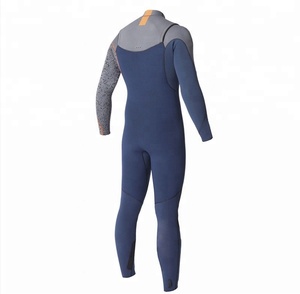 Combinaisons de plongée personnalisées en néoprène imperméable avec logo GBS 4/3 pour hommes, fermeture éclair sur la poitrine, pour le surf et la plongée en eau froide, vente en gros - Product Image 2
