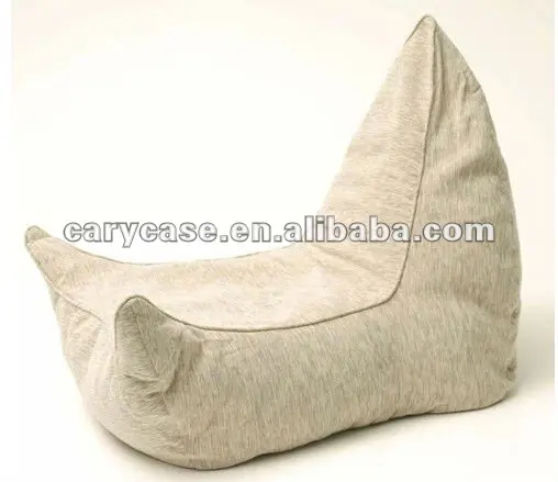 Soft fabric lounge beanbag, sofá para sala de estar