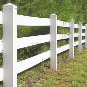 Vinyl Horse fence panel supplier Farm fencing