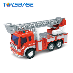 Jeu de voiture à friction 1:16, ensemble de jouets de camion de pompiers - Product Image 2