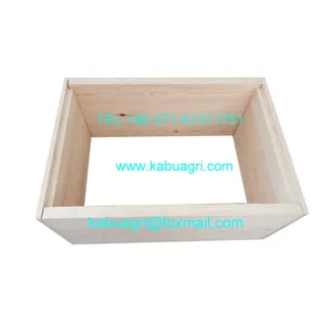 10 Frame Kayu Langstroth Brood Box/ Langstroth Sarang Lebah Medium Madu Super