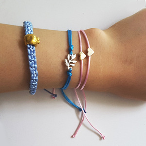 Corazón de oro de <span class=keywords><strong>pulsera</strong></span> de cordón encanto de pequeño corazón cadena <span class=keywords><strong>pulsera</strong></span> - Product Image 6