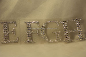 Thư Rhinestone Tự Dính Dán Cho Đám Cưới Thẻ Long Lanh Bảng Chữ Cái Chữ Cho Sticker - Product Image 4