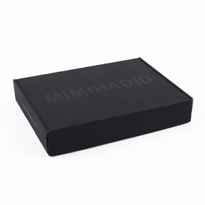 Haute qualité matériau recyclé noir acheter boîtes d'emballage pour vêtements - Product Image 2