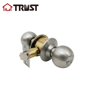 Handel Pintu Interior Silinder 3871-SS, Kunci Kenop Gagang Mawar Keamanan Baja Tahan Karat Silinder - Product Image 1