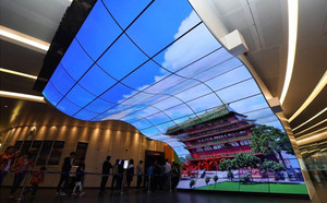 แผงผนังวิดีโอ <span class=keywords><strong>OLED</strong></span> 2x2ขนาด55นิ้วยืดหยุ่นได้สำหรับติดผนังวิดีโอ - Product Image 5