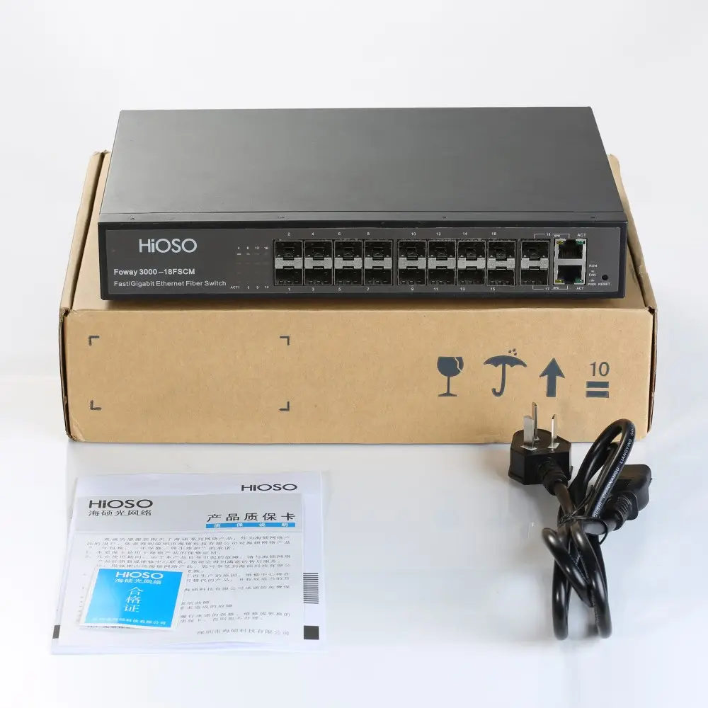 Brand New Industrial Fiber Oem Ethernet Switch With Great 12/24/48 Ports Fiber Switch