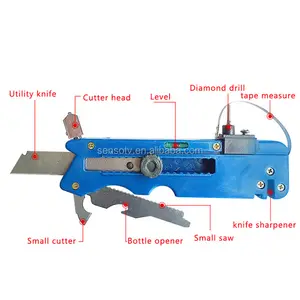 New Professional Tile Cutter Glass Cutter Six Wheel Metal Cutting Kit Tool Multifunction Tile Plastic Cutter