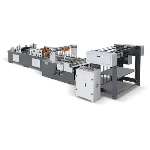 Máquina automática de fabricación de bolsas de papel, control hidráulico, GK-1100A, diseño personalizado
