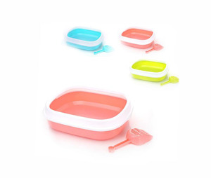Durable portable Cleaning semi-enclosed indoor cat toilet litter cat box - Product Image 1
