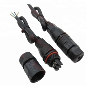 M20 <span class=keywords><strong>2</strong></span> 3 4 pin led cable conector macho impermeable - Product Image 5