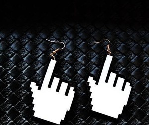 Boucles d'oreilles japonaises amusantes pour femme, boucle d'oreilles de style hip hop, boucles d'oreilles de fête pour les filles - Product Image 5