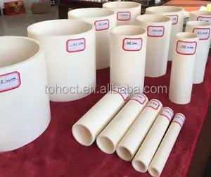 Keramik Alumina Crucible Bentuk Conial Kemurnian Tinggi dengan Tutup