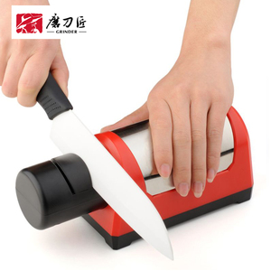 Affûteur de couteaux électrique à diamant à 2 étapes, système d'affûtage professionnel à revêtement diamanté pour couteaux de cuisine et couteaux d'office - Product Image 4