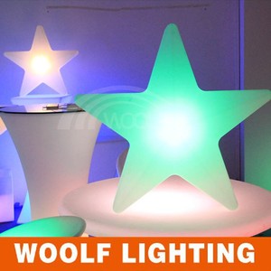 Chirstmas ornement LED minets cinq branches lumineux star pour le parti - Product Image 3