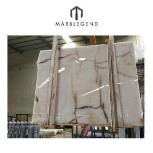 Pannelli della decorazione della parete di prezzi di fabbrica di lusso cinese retroilluminato bianco <span class=keywords><strong>onice</strong></span> <span class=keywords><strong>marmo</strong></span> per la vendita - Product Image 2