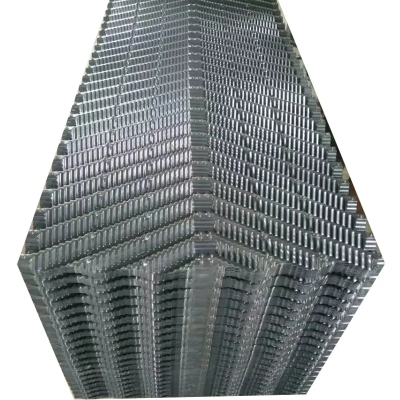 PVC di riempimento per torre di raffreddamento 305/610mm larghezza obliqua torre di raffreddamento riempie gocciolamento filtri