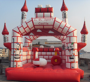 Rouge populaire gonflable videur/château gonflable pour les enfants - Product Image 1