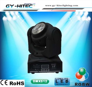 nueva iluminación del escenario lados dobles RGBW haz lavado llevó la luz principal móvil / cabeza de mini movimiento llevó - Product Image 5