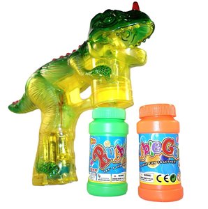 Dinosaurio Jurásico <span class=keywords><strong>Bubble</strong></span> <span class=keywords><strong>Shooter</strong></span> arma luz ventilador | juguete Blaster para niños, los niños, partes | LED luces intermitentes - Product Image 2