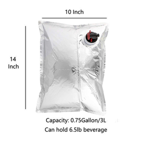 Papel de aluminio aseptico bolsa vacia es dispensador de caja para 1L 3L 5L 10L vino/jugo de agua/agua - Product Image 3