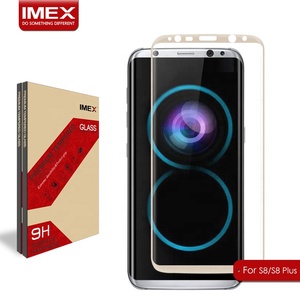 Protecteur d'écran pour samsung galaxy, 2 pièces, couverture complète en verre trempé 3D pour téléphone portable s8 PLUS S7 EDGE s6 EDGE - Product Image 4