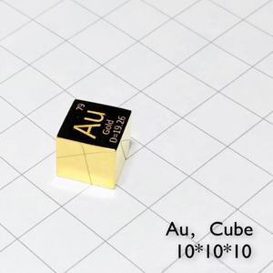 المكعب الأكثر مبيعًا من الفضة/الروثينيوم/الذهب/الرينيوم/الأوزميوم/الإيريديوم/البلاتين/البلاديوم/الروديوم المكعب المعدني 10 * - Product Image 3