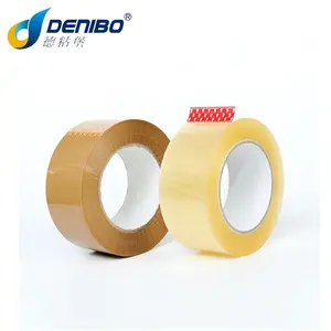 Bopp Brown Packing Tape Core Pvc Carton Sealing Tape CN;GUA Tan Carton Box Paper Waterproof Carton Package Acrylic Single Sided