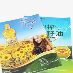 Custom Full Color Printing Flyers For Food Promotion Double Sided Printing Leaflets For Business