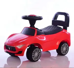 ขายร้อนเด็กของเล่นเด็กนั่งบนรถด้วยมือ Pushbar