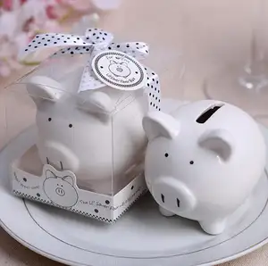 Mini salvadanaio in ceramica Baby Shower decorazione Baby Shower regali per la festa