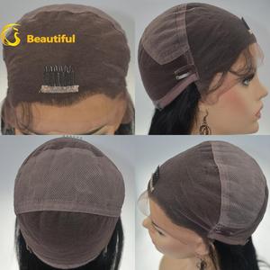 Tóc Giả Tự Nhiên Màu Vàng Ombre 12Inch Hiệu <span class=keywords><strong>Beyonce</strong></span> Style Tóc Giả Ren Toàn Bộ Tóc Ngắn <span class=keywords><strong>Bob</strong></span> Brazil - Product Image 5