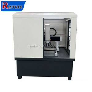 Remax 6060 Cnc ทำแม่พิมพ์โลหะ Cnc มิลลิ่งเครื่องแกะสลักโลหะ