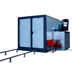 Heating methods optional Gas Diesel Electric heat system Manual Powder Spray Coating Curing Oven