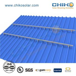 Cao Hiệu Quả Tin Gạch Mái Móc Và Năng Lượng Mặt Trời Bảng Điều Khiển Khung Trên Mái Nhà 10 Năm Hợp Kim Nhôm/Thép Không Gỉ 1.8KN / M2 60 Mét/giây - Product Image 5