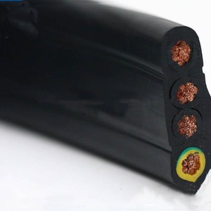 HO7RNF Flat Rubber Cable with Plain <strong>Annealed</strong> <strong>Copper</strong> <strong>Wire</strong> for Submersible Pumps 500MCM