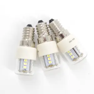 Led Koelkast Lamp E14 Led Klein Nachtlampje Waterdichte Led Maïs Licht Smd Mini Lamp 220V Ce Rohs Warm wit 2 Jaar Plastic