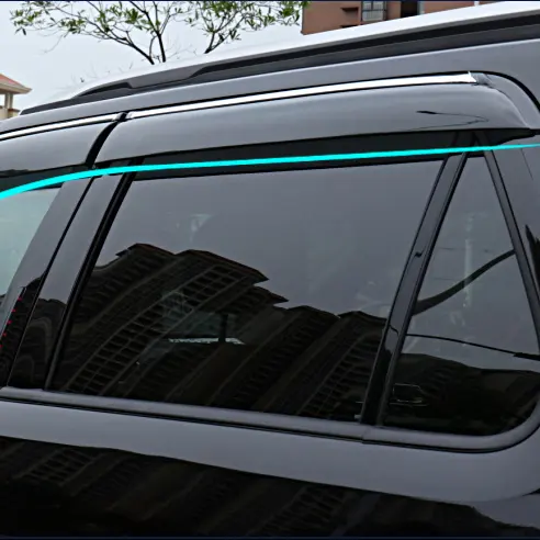 4 Pcs For Ford Explorer 2017 Side Wind Rain Sun Guard Cover Window Deflectors Visor Car Windshield Accessories Styling