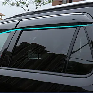 Cubierta de protección solar lateral para Ford Explorer 2017, deflectores de ventana, visera, parabrisas de coche, accesorios de estilismo, 4 Uds.