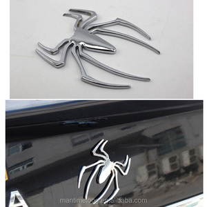 Belle Décoration Araignée Argentée Forme 3D conception d'autocollant de corps de voiture décoration de voiture autocollant autocollant pour l'enveloppe de voiture - Product Image 6