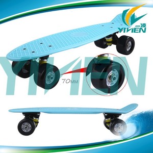 Penny Style 22 " <span class=keywords><strong>Retro</strong></span> Cruiser planche à roulettes panneau bleu 70 MM roues en plastique <span class=keywords><strong>longboard</strong></span> - Product Image 1