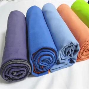 Wholesale custom logo suede micro fiber fitness sports gym towels